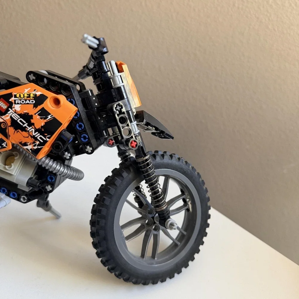 LEGO Technic 42007 Moto Cross Bike 2013 Retired RARE Complete Set No Box